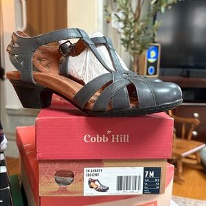 Rockport Cobb Hill Aubrey Navy sandals 7